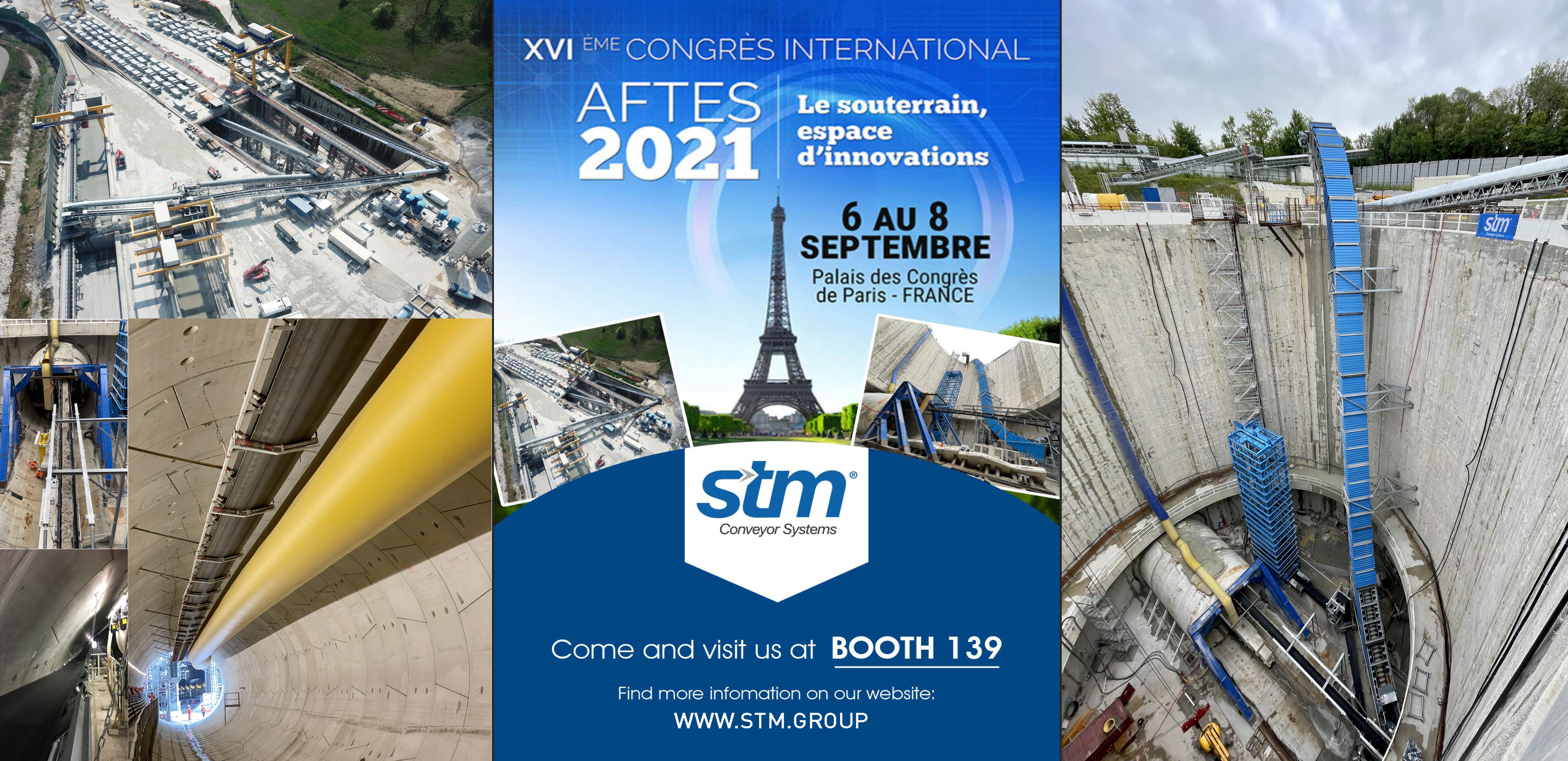 STM ad “AFTES 2021” di Parigi (6-8 Settembre 2021)